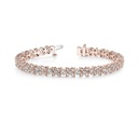 Round Cut Diamond Unique Style Faye Fashion Bracelet For Women