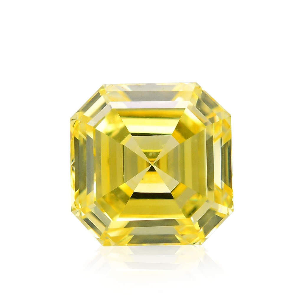 3.25 mm Asscher CVD Yellow