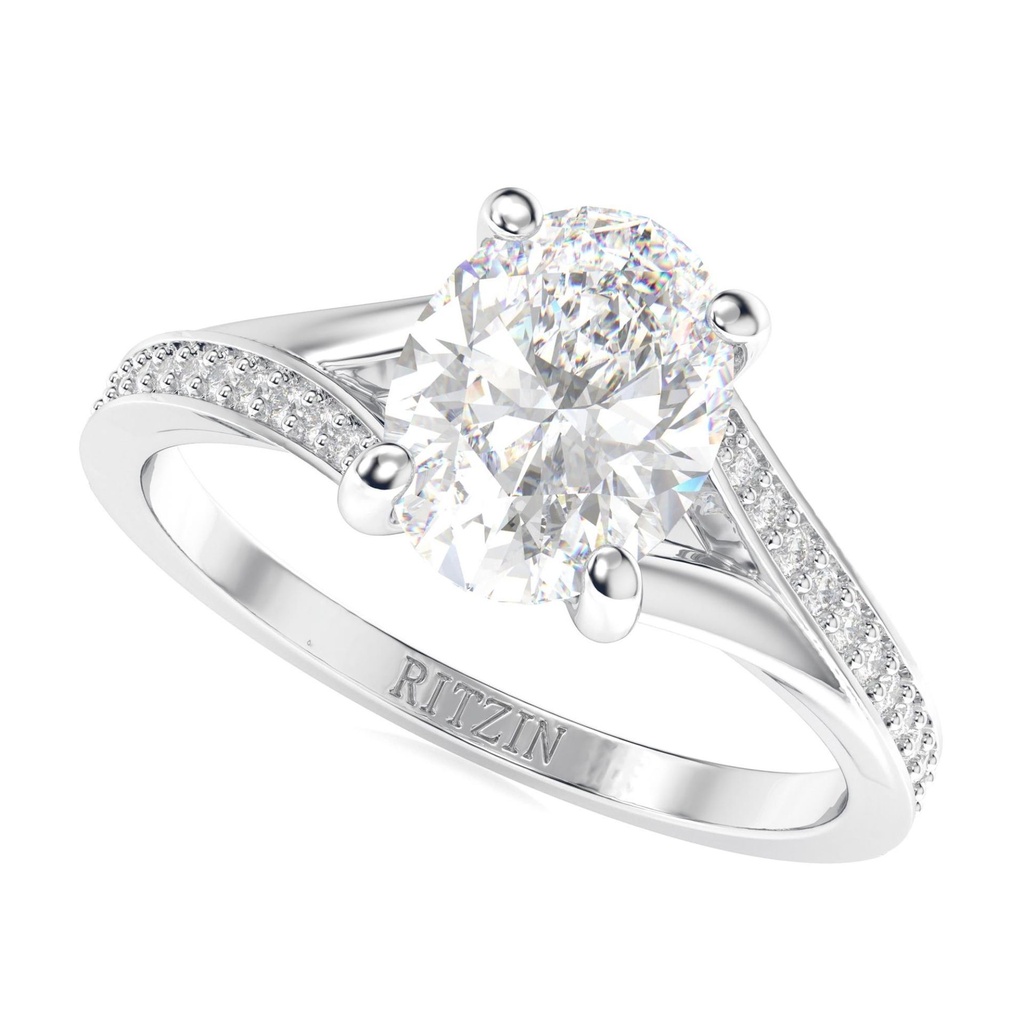 2.00CT Oval Cut Diamond Anniversary Ring For Women