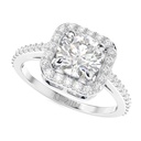  2.00CT Round Cut Halo Diamond Engagement Ring For Women