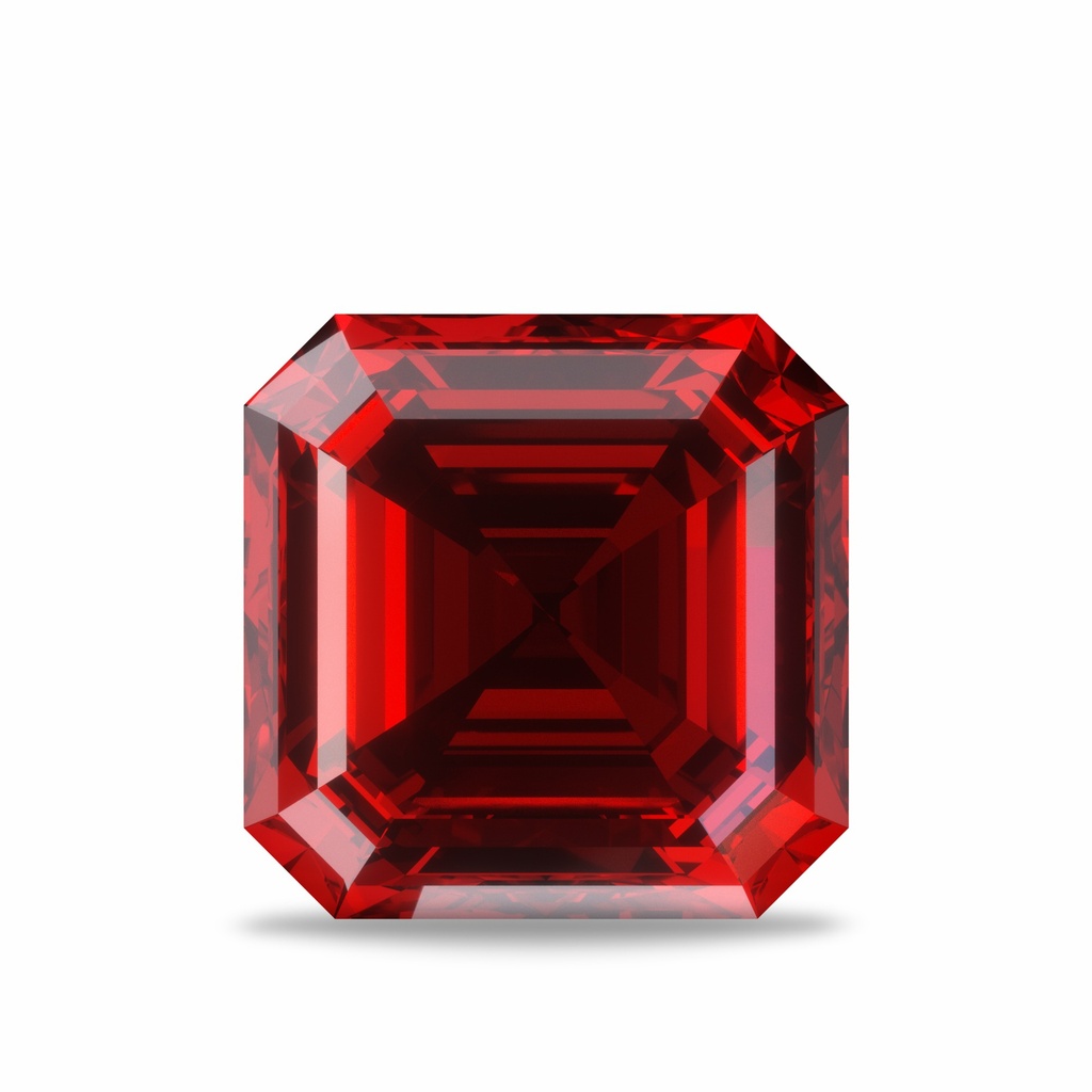 Ruby Gemstone Asscher4.25ct