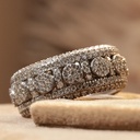 Round Cut Diamond Full Heavy Eternity Wedding Band For Women