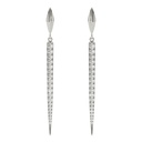 Round Cut Diamond Drop Dangle Earring For Women