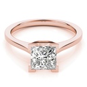 Princess Cut Diamond Solitaire Style Engagement Ring For Women