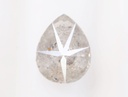 1.41 Ct, 7.9 X 6.2 X 4.4 MM, Natural Loose Diamond Salt And Pepper Pear Shape Brilliant Cut Diamond, Salt And Pepper Diamond Ring, DG4748