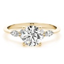 Round And Marquise Cut Diamond 7 Stone Engagement Ring For Women