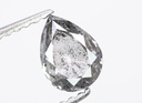 0.69 Ct, 6.3 X 4.8 X 2.9 MM, Natural Loose Diamond Fancy Salt And Pepper Pear Shape Diamond For Engagement Ring, Gift For Girlfriend, C1082