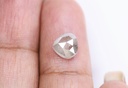 1.08 Ct, 6.1 X 6.3 X 3.0 MM, Natural Loose Diamond Fancy Salt And Pepper Pear Shape Diamond, Salt And Pepper Diamond Ring, Dwarkesh, DG3612