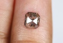 1.08 Ct, 5.8 X 5.4 X 2.9 MM, Natural Loose Diamond Fancy Black Salt And Pepper Emerald Shape Diamond, Polished Black Diamond Ring, DG7465