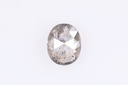 0.65 Ct, 5.9 X 4.8 X 2.6 MM, Natural Loose Diamond Fancy Salt And Pepper Oval Shape Polished Diamond For Rings, Surprise Gift For Her, C1138