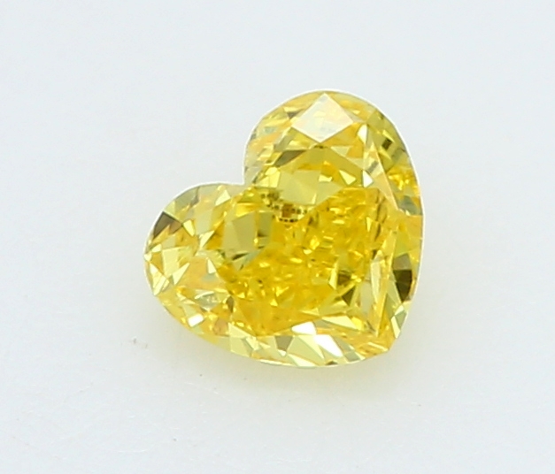 LGD Vivid Yellow Heart 4 mm
