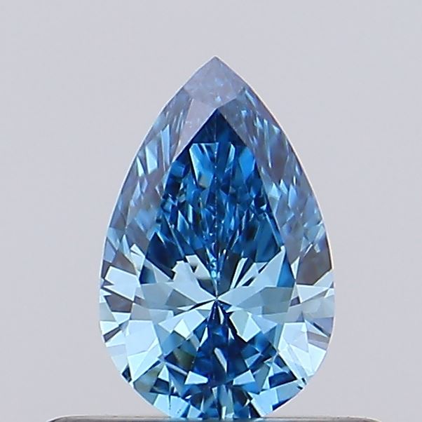 LGD Fancy Blue Vivid Pear 7*5 mm