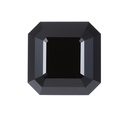Loose Moissanite Black Clean Asscher Cut 10.50 MM