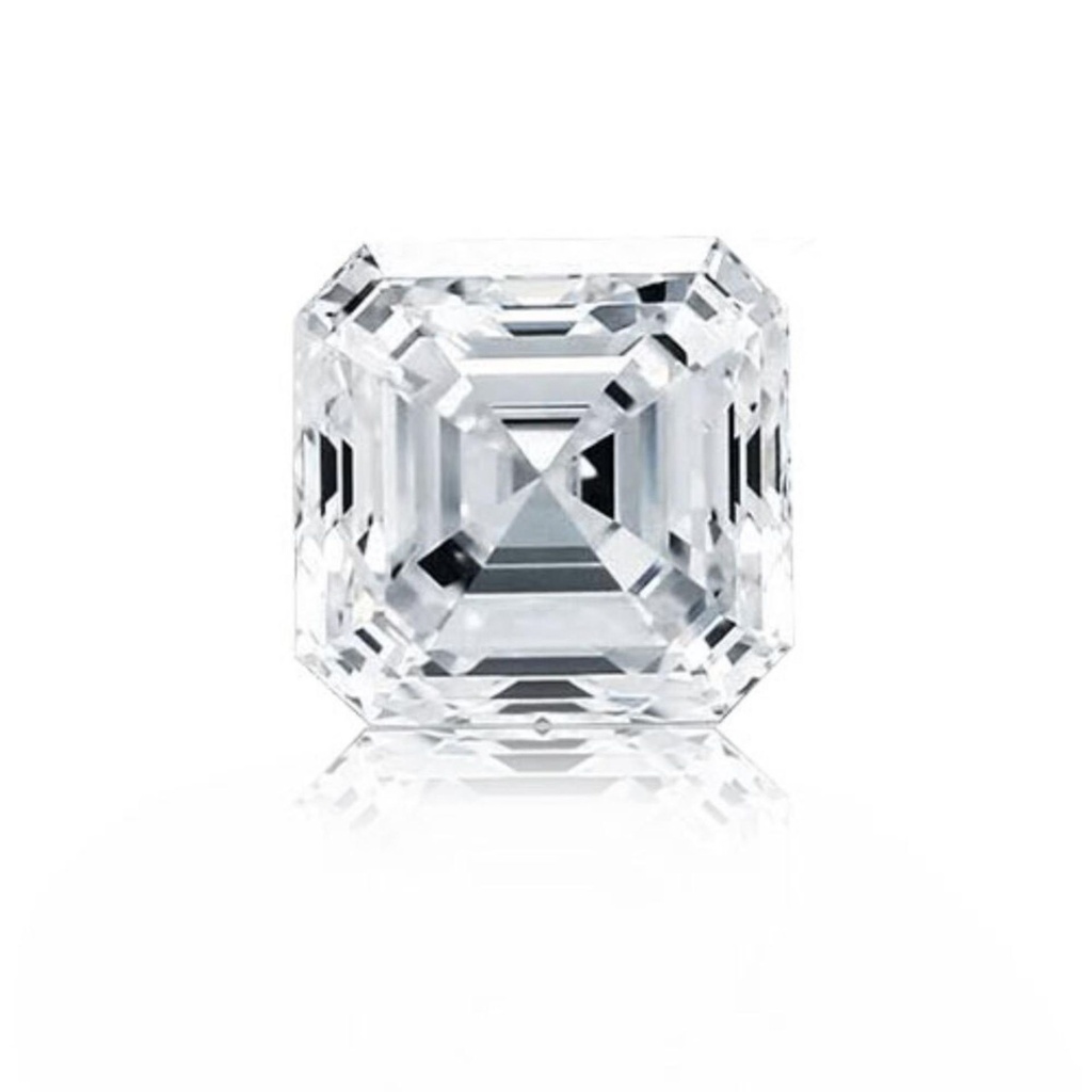Loose Moissanite White Clean Asscher Cut 4.50 MM