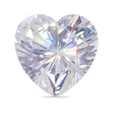 Loose Moissanite White Clean Heart Cut 4.00 MM