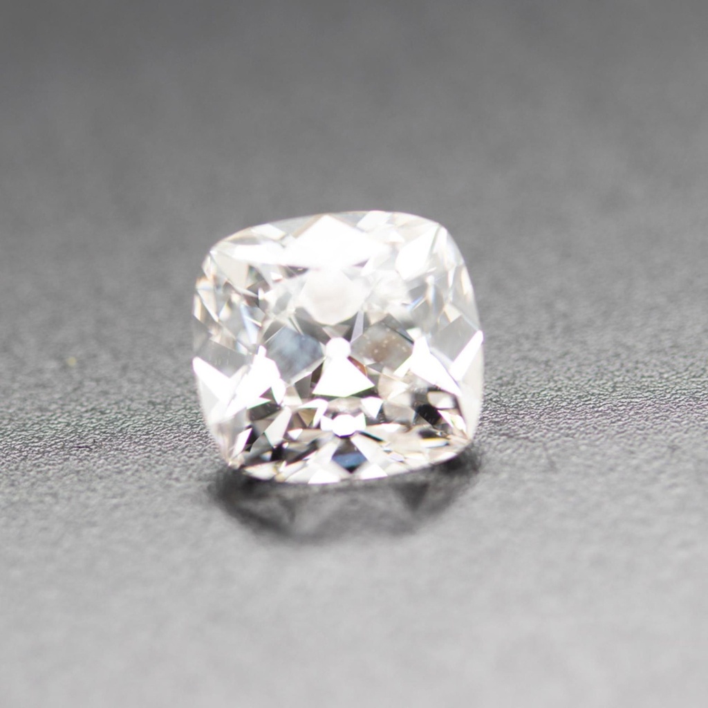 Loose Moissanite White Clean Old Mine Cushion 10.50 MM