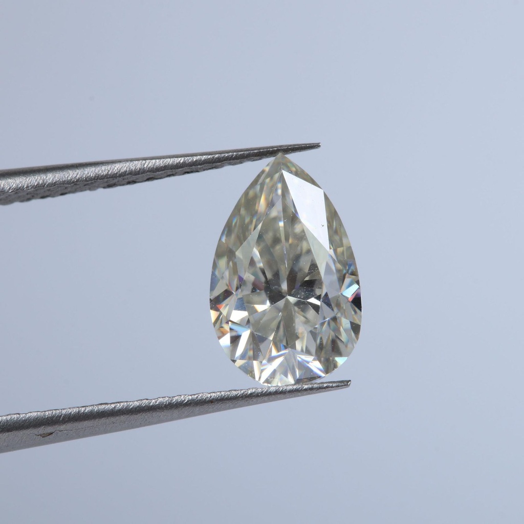 Loose Moissanite White Clean Pear Cut 12.00 x 8.00 MM