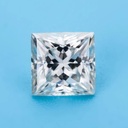 Loose Moissanite White Clean Princess Cut 4.00 MM