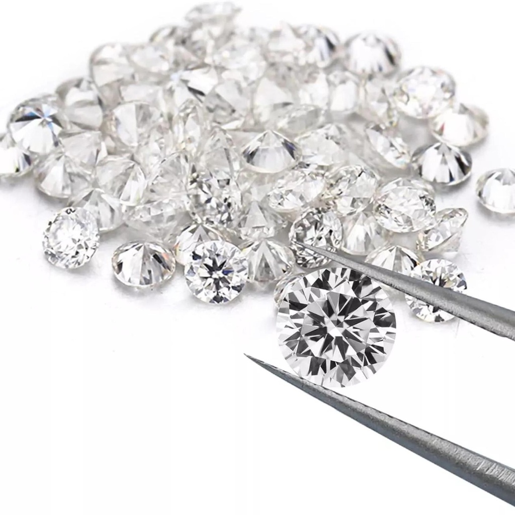 Loose Moissanite White Clean Round Cut 2.60 MM