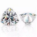 Loose Moissanite White Clean Trillion Cut 5.00 MM