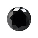 Loose Moissanite Black Clean Round Cut 5.00 MM