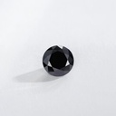 Loose Moissanite Black Clean Round Cut 5.25 MM