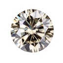 Loose Moissanite Brown Clean Round Cut 7.75 MM