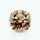 Loose Moissanite Deep Brown Clean Cushion Cut 5.00 MM