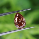 Loose Moissanite Deep Brown Clean Pear Cut 5.00 x 3.00 MM