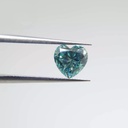 Loose Moissanite Fancy Blue Clean Heart Cut 11.00 MM