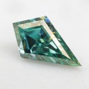 Loose Moissanite Fancy Blue Clean Kite Cut 9.70 x 7.30 MM