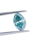 Loose Moissanite Fancy Blue Clean Marquise Cut 12.00 x 6.00 MM