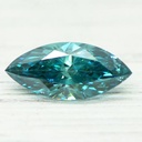 Loose Moissanite Fancy Blue Clean Marquise Cut 5.00 x 2.50 MM