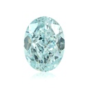 Loose Moissanite Fancy Blue Clean Oval Cut 6.00 x 4.00 MM