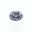 Loose Moissanite Grey Clean Oval Cut 14.00 x 10.00 MM