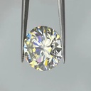 Loose Moissanite Light Yellow Clean Round Cut 14.25 MM