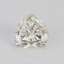 Loose Moissanite Off White Clean Heart Cut 11.00 MM