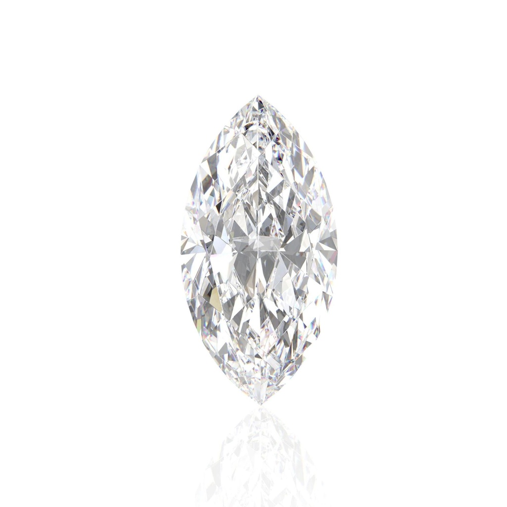 Loose Moissanite Off White Clean Marquise Cut 10.00 x 5.00 MM
