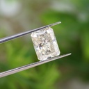 Loose Moissanite Off White Clean Radiant Cut 7.00 x 5.00 MM
