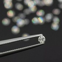 Loose Moissanite Off White Clean Round Cut 3.25 MM