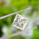 Loose Moissanite Off White Yellow Clean Princess Cut 3.00 MM