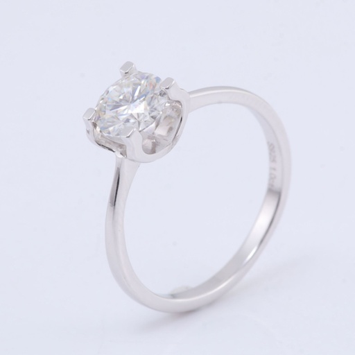 Round Moissanite Diamond Women Ring