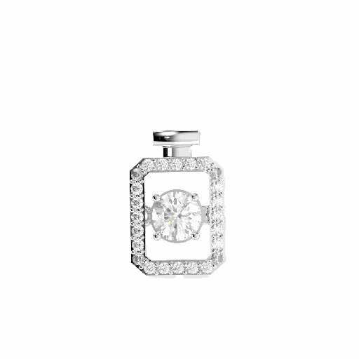 Round Diamond Pendant