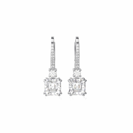 Asscher Cut Drop/Dangle Earrings