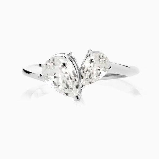  Pear Cut Diamond Toi Et Moi Engagement Ring for Women