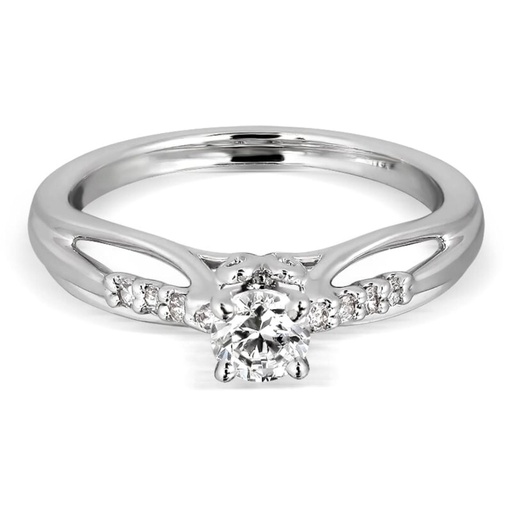 Round Cut Diamond Engagement Ring for Women