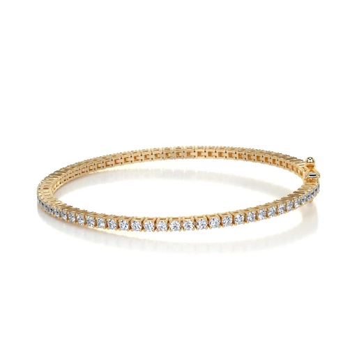 Round Cut Diamond Tennis Bracelet For Women