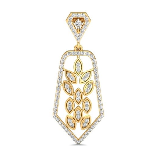 Round Cut Diamond Unique Style Drop Dangle Earrings