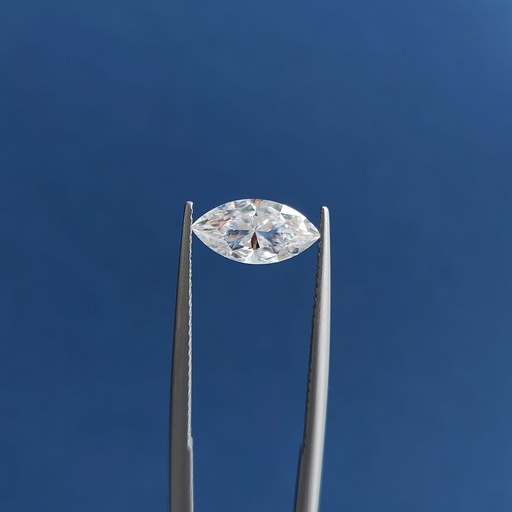Loose Moissanite White Clean Marquise Cut 5.00 x 3.00 MM