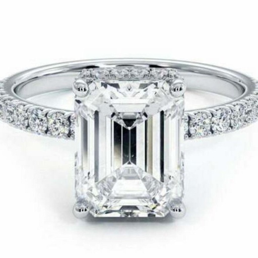 Emerald Engagement Ring for Women